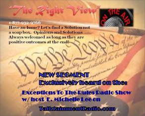 Exceptions Radio Show 4-19-13 The Right View Now is the Time v2